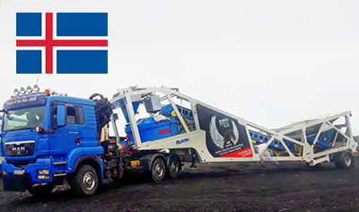 Dostawa całorocznej betoniarni do Norwegii