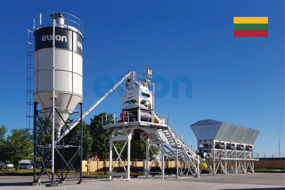 ELKON annonce la mise en exploitation réussie effectuée à distance d'une centrale à béton en Lituanie