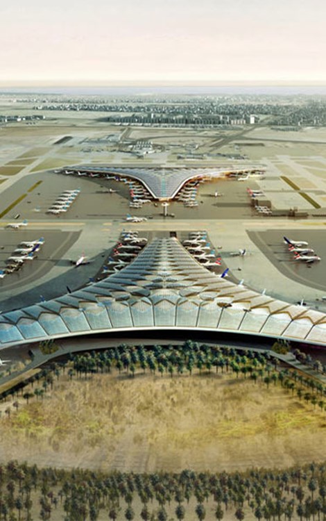 2 centrales à béton ELKON pour le projet de l'aéroport de Koweït