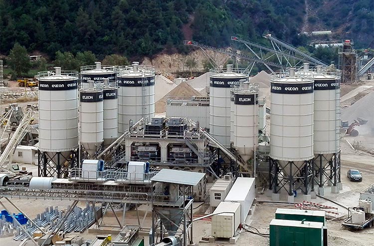 Planta de concreto CCR en Jannah Dam, Líbano