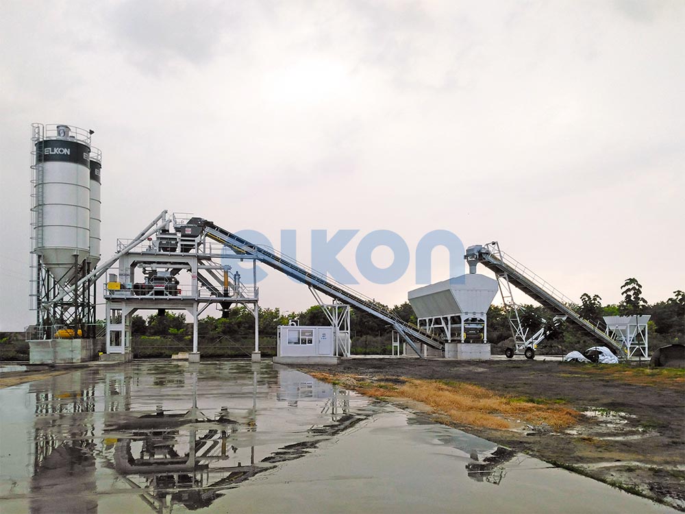 Wet & Dry Concrete Production Plant For Romania