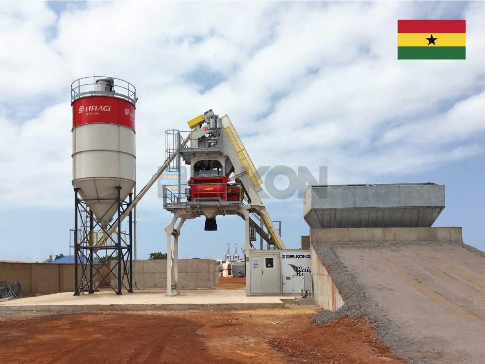 Présence d’ELKON dans le projet de construction du port de Tema (Ghana) du géant français EIFFAGE