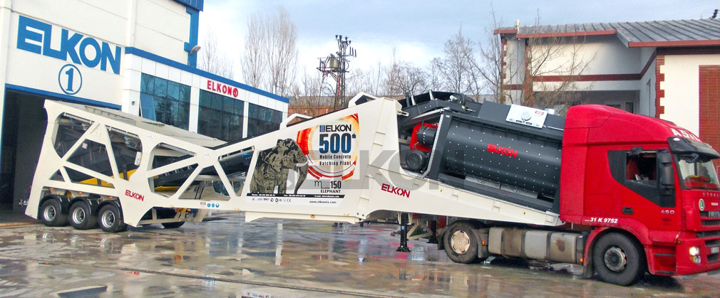 Latest Record from Elkon: 500th Mobile Concrete Batching Plant