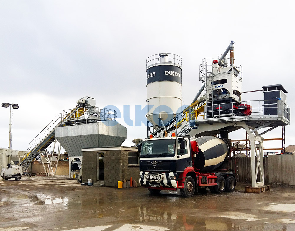 ELKON put up another Concrete Plant in UK