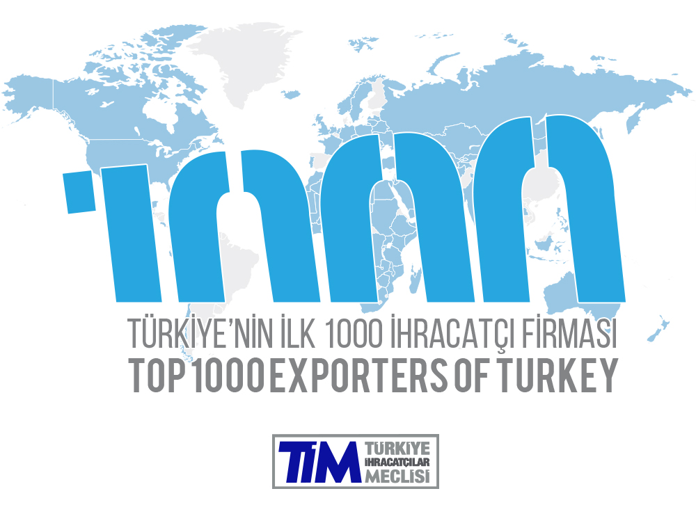 Prvních 1000 Vývozců Turecka 2019