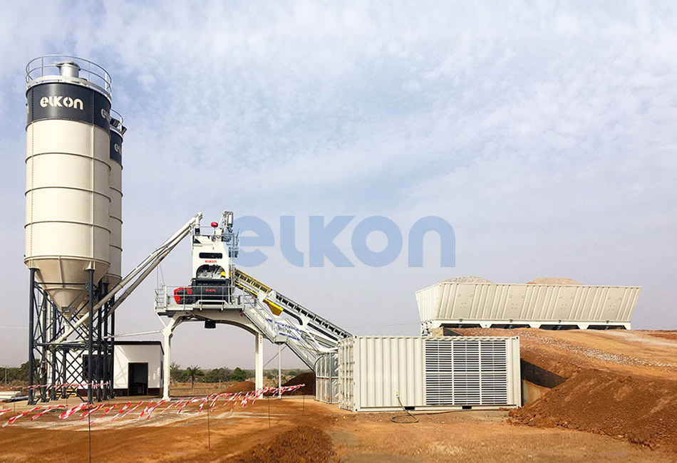 Duński zleceniobiorca w Ghanie zaczął używać dwóch wytwórni betonu firmy ELKON.