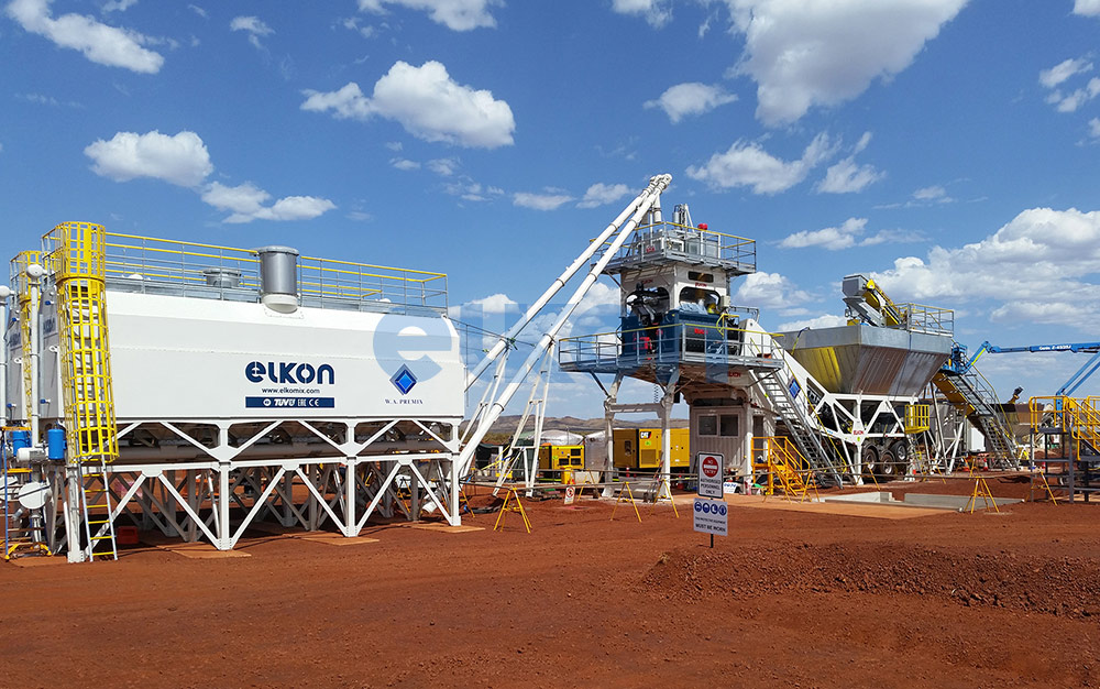 One more ELKON Mobile Concrete Plant for a giant mining project in Australia