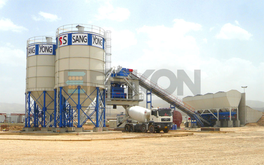 Elkon Prouds Of Being Concrete Batching Plant Supplier Of Ssangyong E&C For International Projects