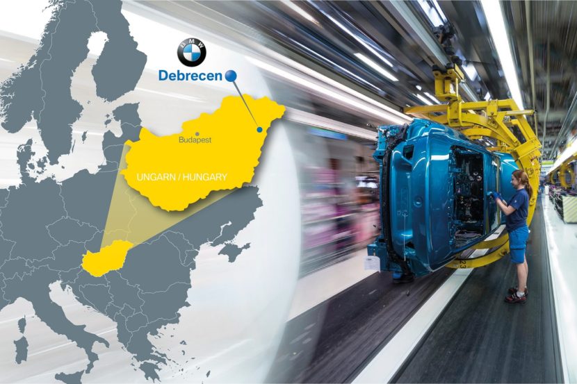 BMW w 2020 zaczyna na Węgrzech budowę fabryki w Debrecen.
