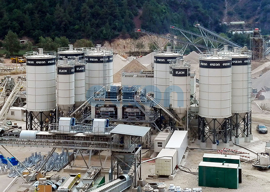 8x500 Tons Cement Silo Added to Giant ELKOMIX-200200 RCC Concrete Plant