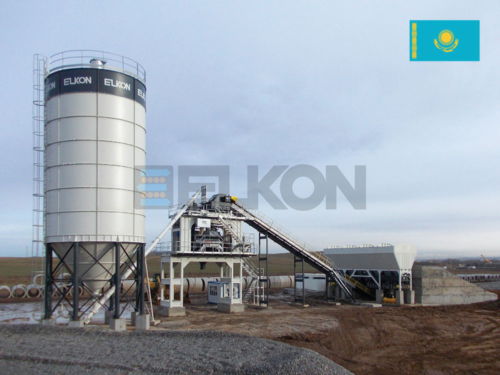Одна из крупнейших строительных компаний СНГ начинает эксплуатацию бетонного завода ELKOMIX-180 в Казахстане