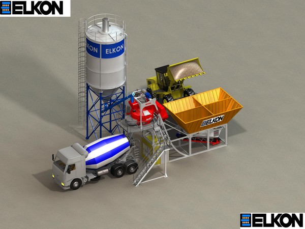 Elkon Designed A New Concrete Batching Plant, Quick Master