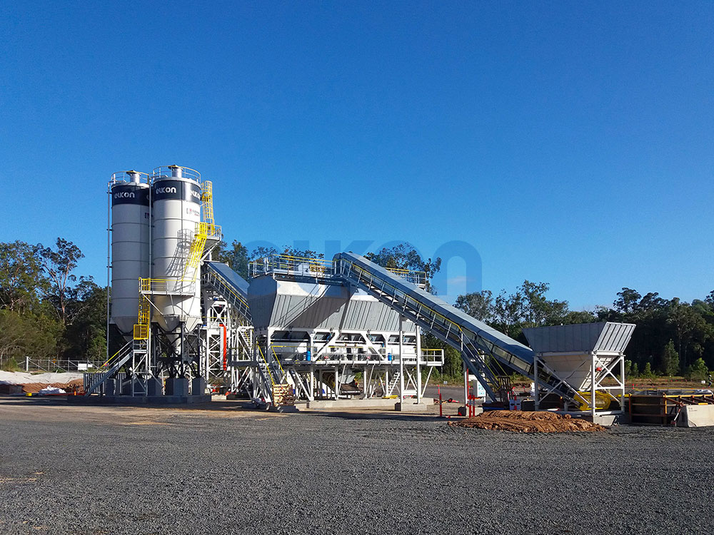 Elkomix-240 y JAGUAR Plantas de Concreto para Proyecto de Carretera del Pacífico, Australia