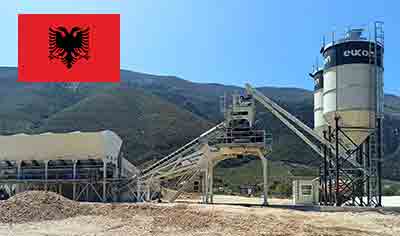 Elkon Mobile Concrete Batching Plant Has Started Concrete Production In Carribeans