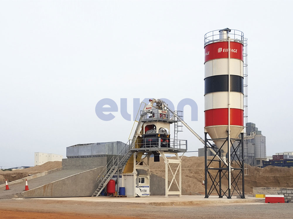 Trois centrales ELKON mise en exploitation sur le site de production d'EIFFAGE au Ghana