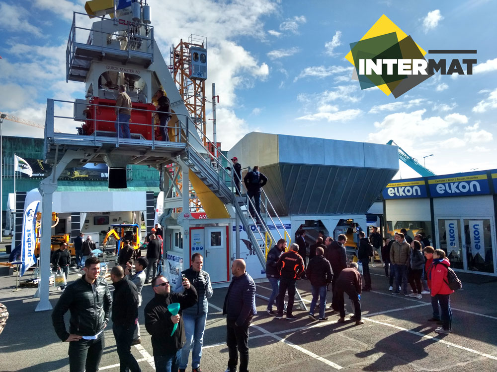 Gran Interés en ELKON durante la Exposición Intermat 2018 en París, FRANCIA