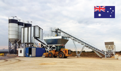 FRANCE: MIX MASTER-30 Mobile Concrete Batching Plant in Toulouse Region