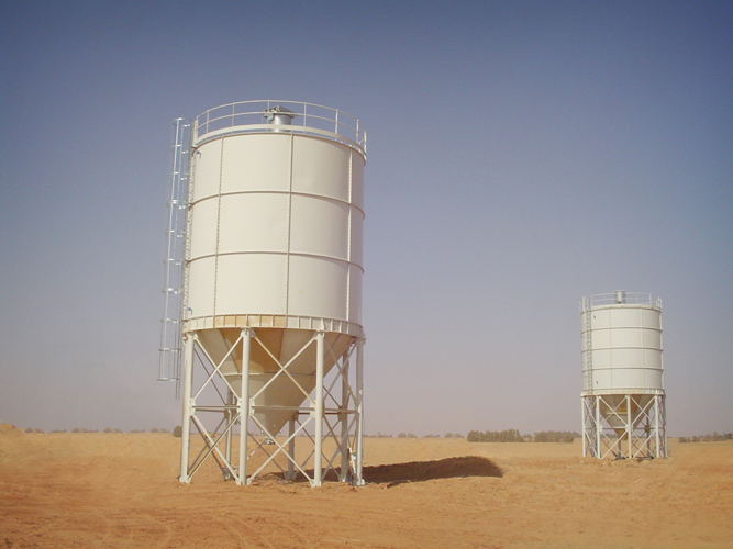 ELKON has Completed the Installation of 2 units 300 tons Cement Silo in Libya Successfully