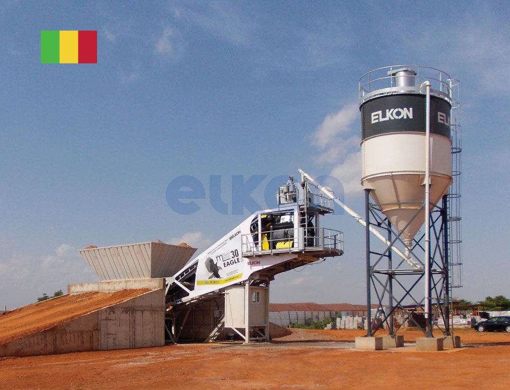 2 centrales à béton mobiles pour la mine d’or au Mali
