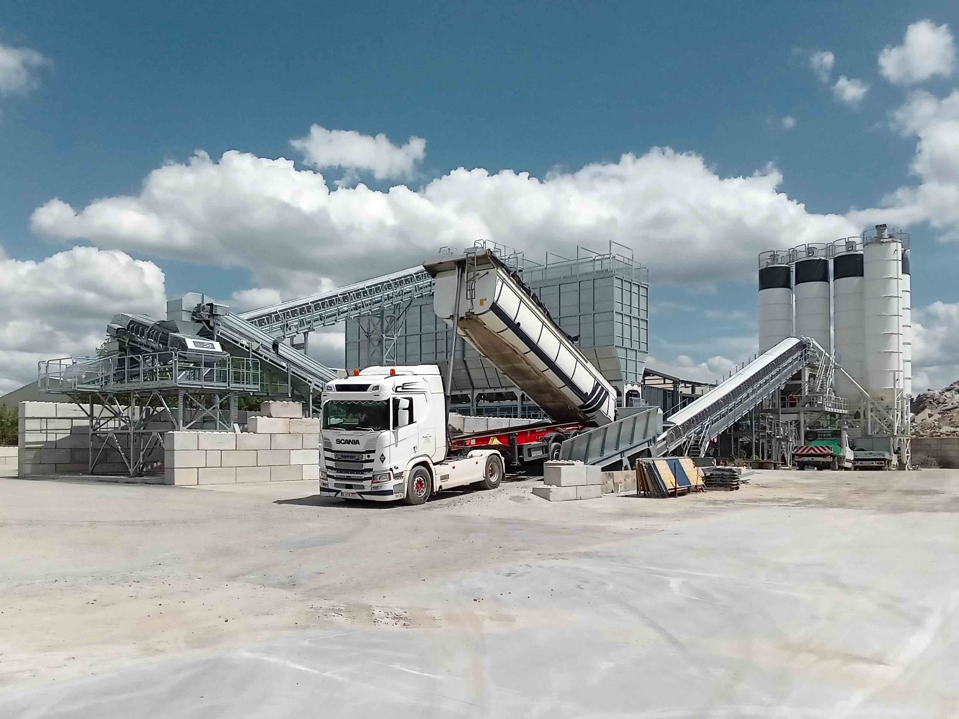 Commisioning of Elkomix-135 Stationary Concrete Plant in BELGIUM