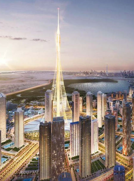 Dünyanın Yeni En Yüksek Yapısı: Dubai Creek Kulesi 