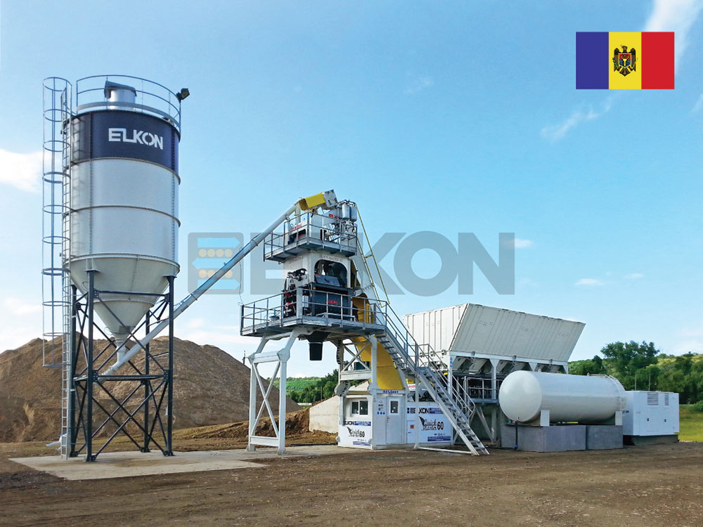Новый компактный бетонный завод введен в эксплуатацию в Молдове
