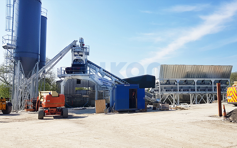  ELKOMIX-60 Quick Master Compact Concrete Plant in Cornwall, UK