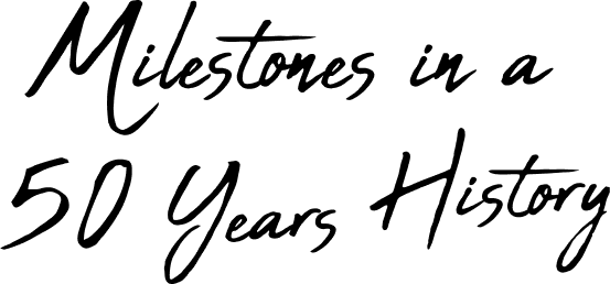 Milestones in a 50 Years History