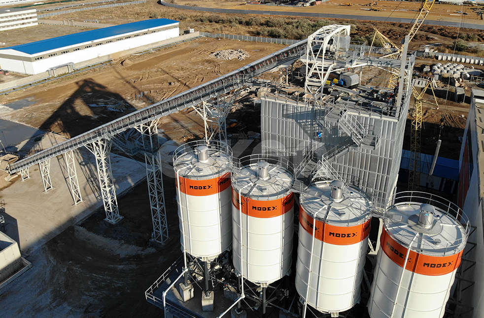 Bespoke Tower Concrete Plant in Kazakhstan 