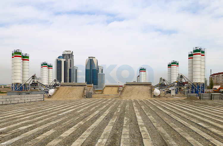 « Akhmat Tower » Le magnifique projet tchétchène verra le jour avec 7 centrales à béton ELKON