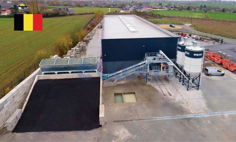 Mise en exploitation de la Centrale ELKON pour unité de préfabrication en Belgique