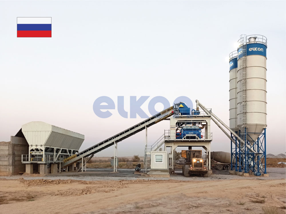 Стационарные заводы ELKON на строительстве дорог в России