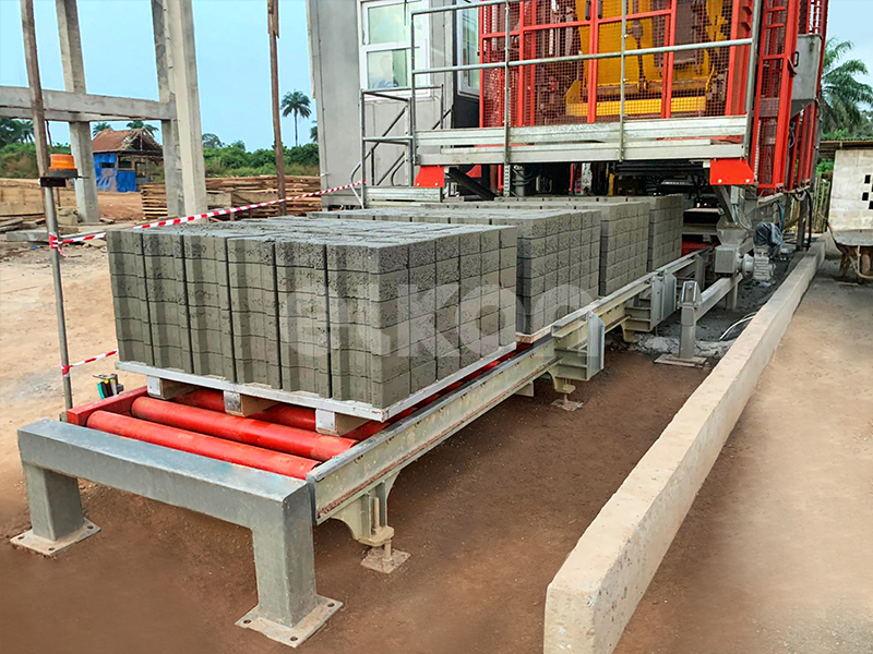 ELKOBLOCK 36M Started to Produce Blocks in Sierra Leone