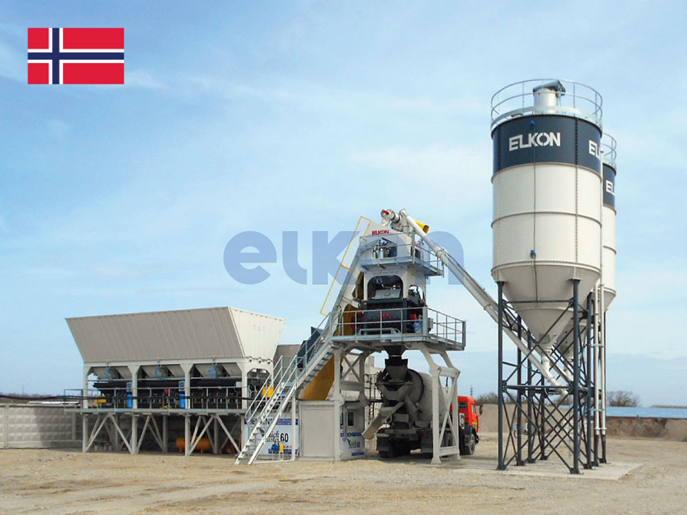 ELKON увеличивает территориальный обхват: компактный бетонный завод будет установлен в Норвегии