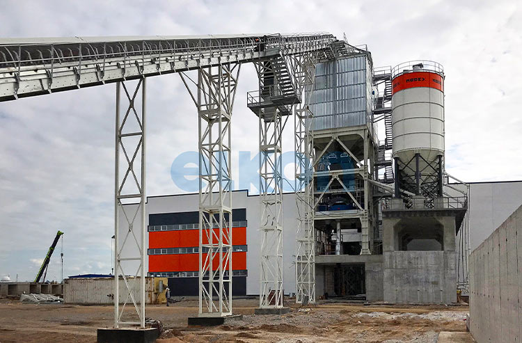 Bespoke Tower Concrete Plant in Kazakhstan 