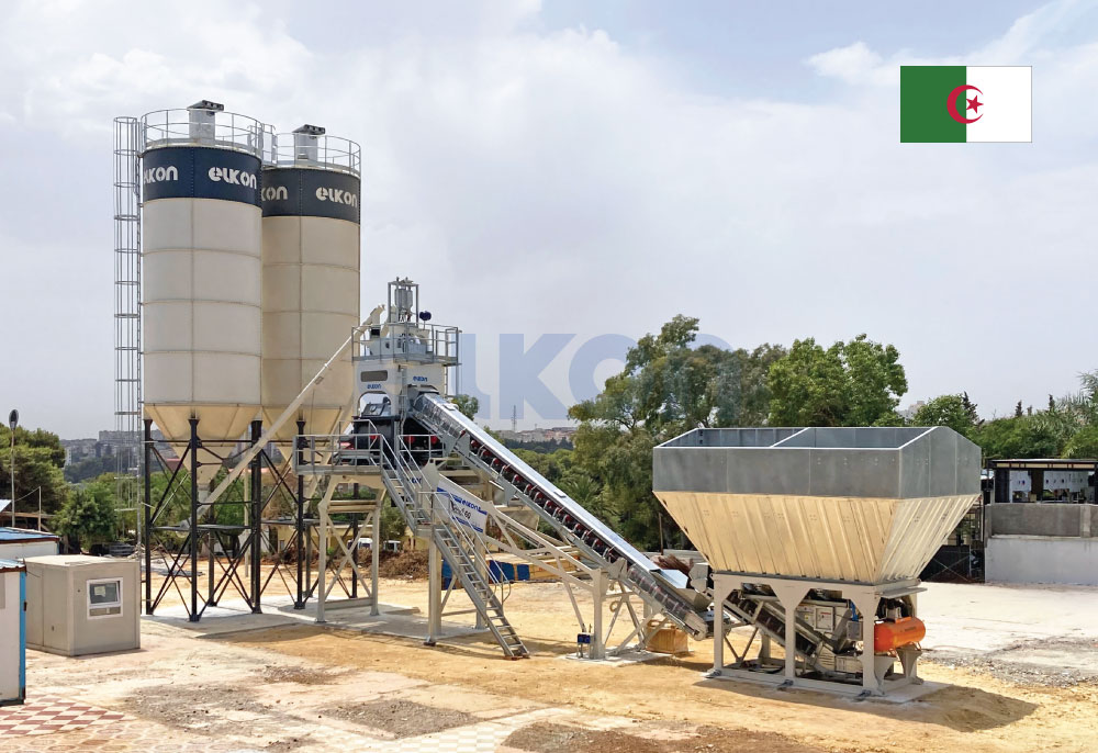 Plus de 200 centrales à béton ELKON produisent simultanément en Algérie