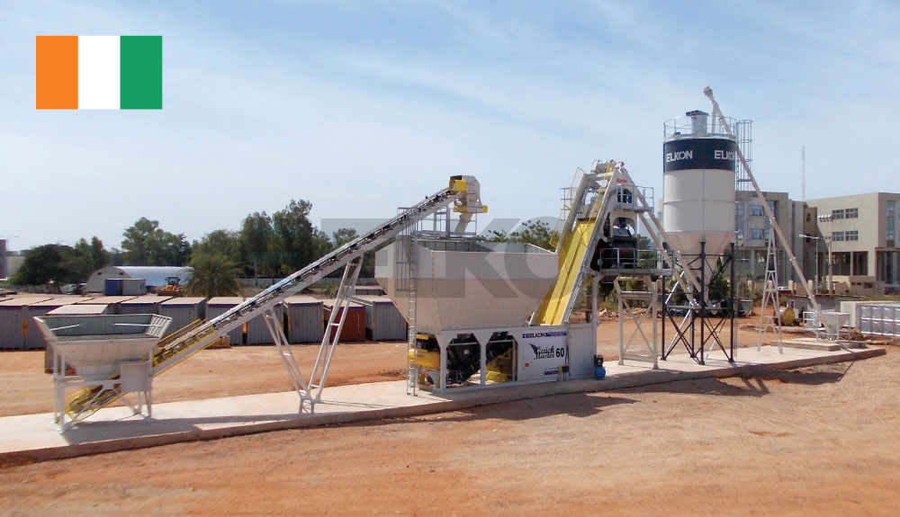 Côte d'Ivoire : Une centrale à béton compacte en plus pour le pays