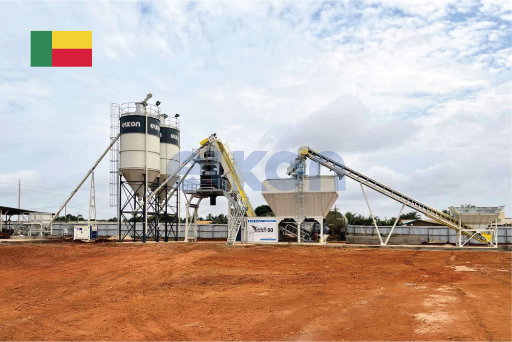 ELKON continue à fournir ses centrales à beton au Bénin