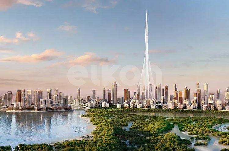 2 ELKOMIX-200 für den Deira-Creek-Tower in Dubai