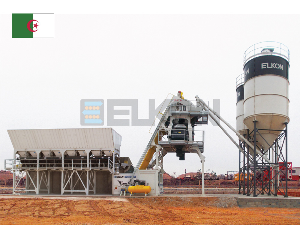 Algérie : Une centrale à béton ELKON pour un projet spécial de préfabriqué