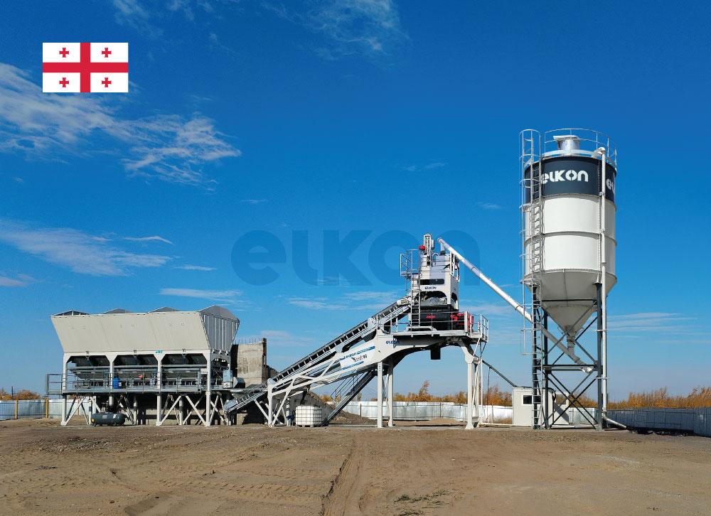 Первый бетонный завод ELKON для компании из Ахалкалаки, Грузия