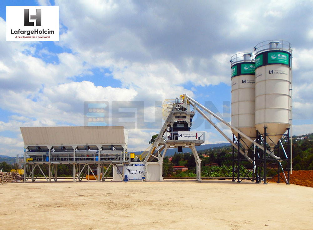 One More ELKON Concrete Batching Plant For The World Giant Lafarge Holcim