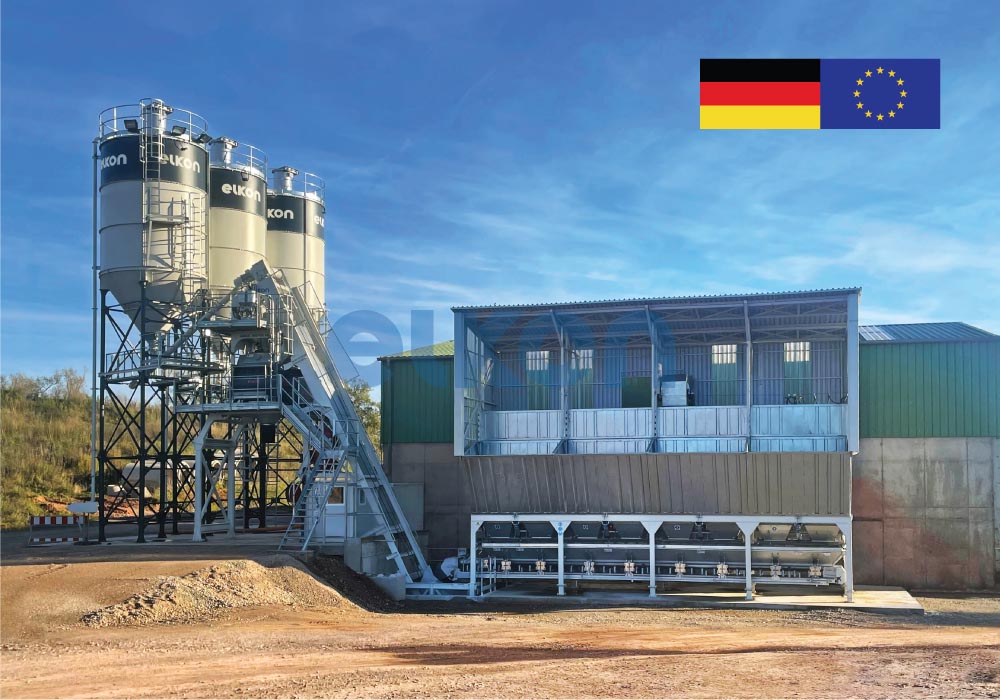 Бетонный завод ELKON для экологичного строительства в Германии