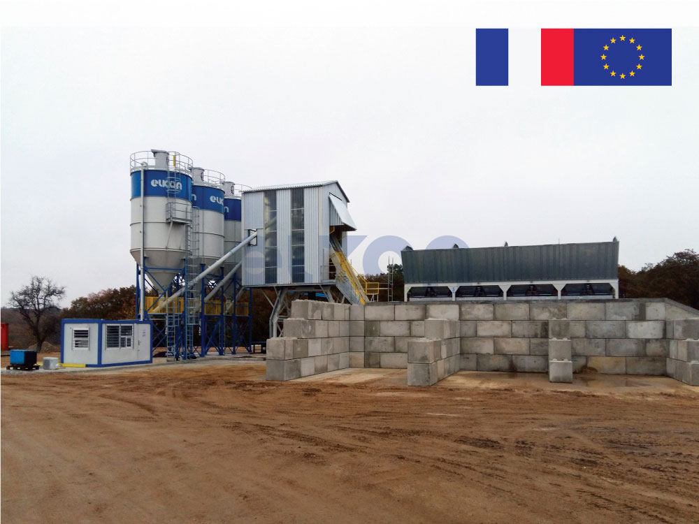 ELKON объявляет о запуске бетонного завода во Франции