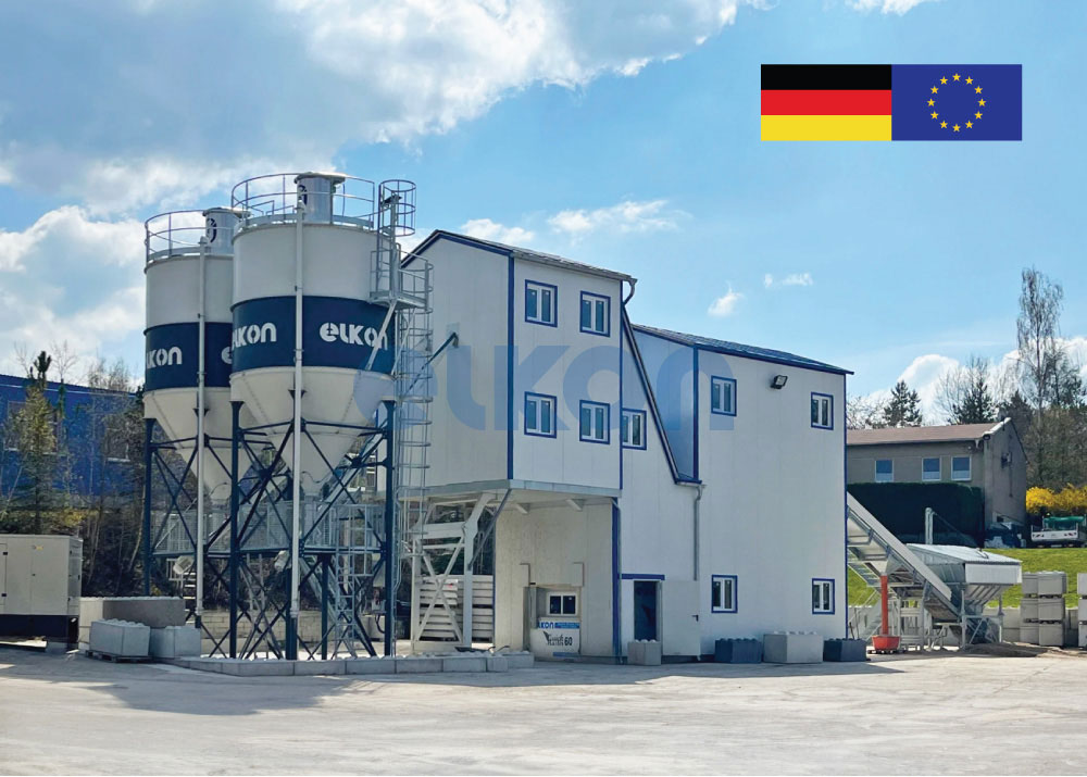 2 centrales à béton ELKON en 1,5 ans pour une société allemande