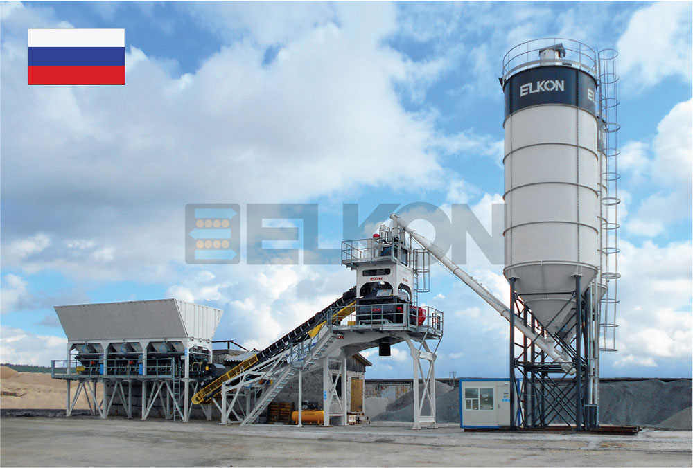 Новый бетонный завод ELKON для крупного российского промышленного предприятия