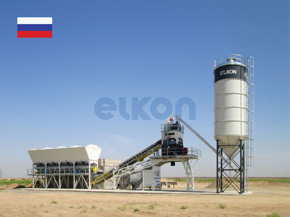 Бетонные заводы ELKON на строительстве ветровых электростанций в России