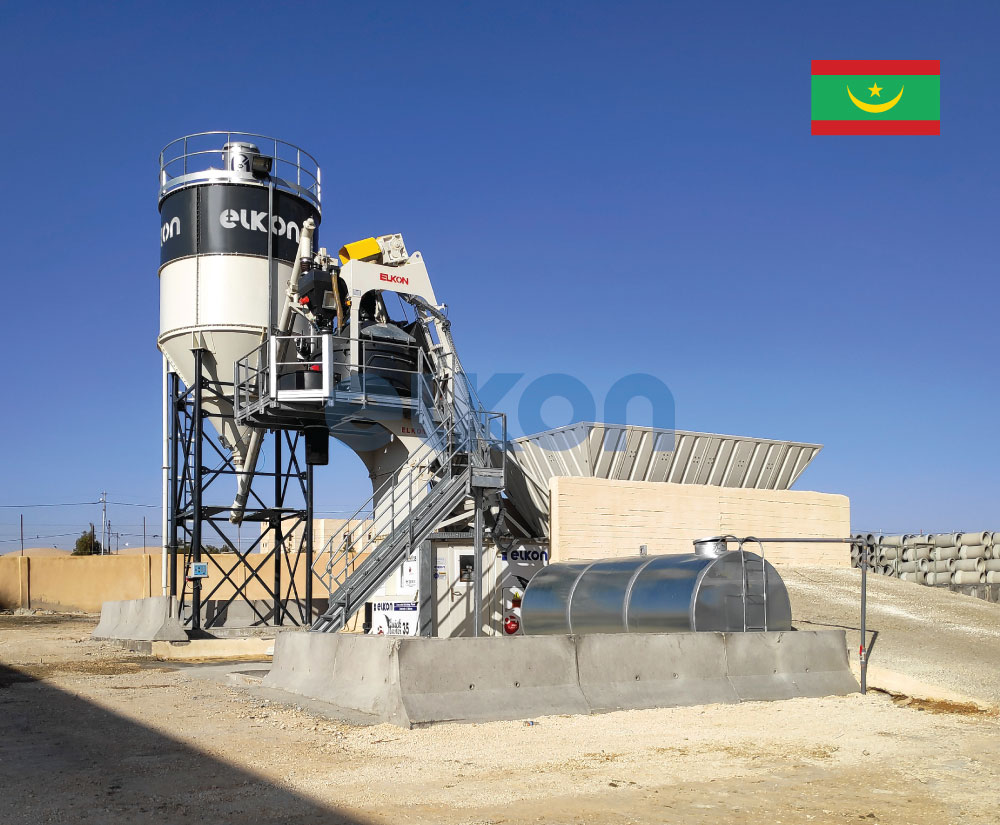 Une nouvelle centrale à béton pour la préfabrication en Mauritanie