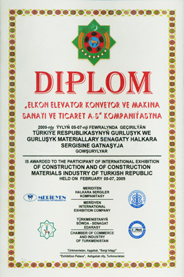 The ELKON Company is in Exhibition “ASHGABAD EXPO BUILD – 2009”