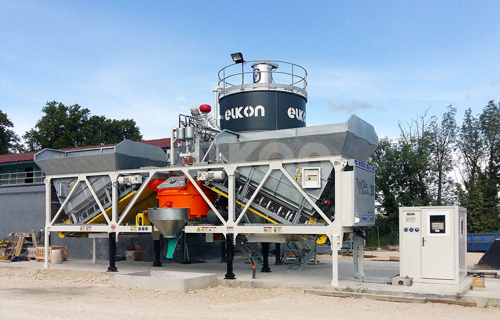 FRANCE: MIX MASTER-30 Mobile Concrete Batching Plant in Toulouse Region